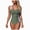 C Green, variant on Women's High Stretch Plain Athletic One Piece Swimsuit Model GM26033, 80% Polyester 20% Spandex, for Water Activities Beach Vacation, Color Army Green, Size M