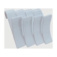 thumbnail image 2 of P. Nova White Over the Door Portable Towel Hook for Hanging Clothes, Hats, Towel (4 Pieces), 2 of 2