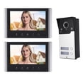 thumbnail image 3 of De intercomunicia con timbre con vídeo tft lcd de 7 Pulgadas, Gran Angular de 120, Visón Nocturna, Compatible Con Instantánas/Grabación, Función de, 3 of 7