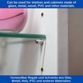 thumbnail image 5 of Soportes para Estantes, 12 Unidades, Soportes para Estantes para Taladrar Orificios de Ø 5 mm, Todo Tipo de Armarios, Metal, Inoxidable, Soportes para Estantes para Muebles, Armarios, Pasadores para, 5 of 5