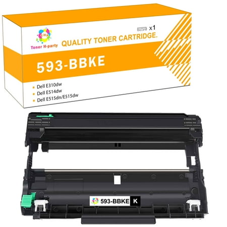 Toner H-Party Compatible Drum Unit Replacement for Dell 593-BBKE E310dw E514dw E515dn E515dw (Black, 1 Pack)