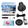 thumbnail image 3 of Htwon Snowflake Projector Lights Christmas Decor Outdoor LED Snowfall Landscape Lamp, Black, 3 of 30