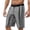Silver, variant on Shiny Metallic Wet Look Sequin Shorts for Men Summer Elastic Waist Straight Leg Sparkly Sequin Shorts with Pockets