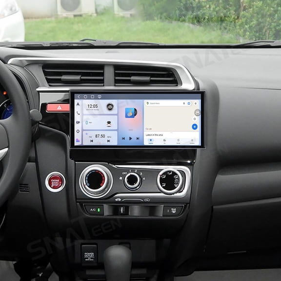 SNATEEN 15.8 inch Carplay Screen/Radio/Multimedia Player for Honda Fit 2013 2014 2015 Car Navigation/GPS Upgrade Headunit Android Display 1080P Touch Screen Receiver Replace System