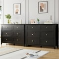 thumbnail image 2 of Commode à 6 Tiroirs, Unité de Rangement en Bois pour Chambre, Armoire de Rangement Moderne pour Salon, Entrée, Couloir, 2 of 9