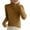 Khaki, variant on WRKEKC Women's Pure Wool Cable Knit Pullover Sweater High Neck Thick Warm Long Sleeve Winter Cozy Oversized Sweaters for Women