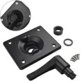 thumbnail image 2 of Yazoeia Kayak Rudder Steering Control Handle Base,Boat Rudder Control Parts Kit With Handle And Square Base,Kayak Canoe Rudder Accessories CJC912-128556, 2 of 6