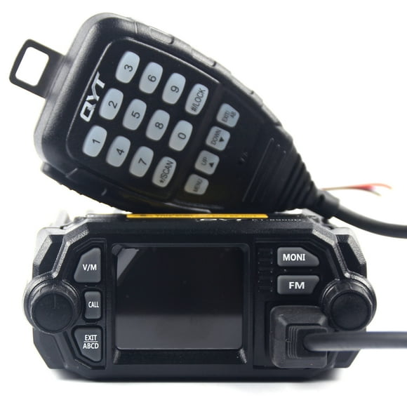 Graflsoa Compact Dual-Band Mobile Transceiver for Outdoor Adventures, 25W High Power, Lightweight Design, Durable Build, Ideal for Team Communication