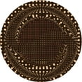 thumbnail image 1 of Ahgly Company Indoor Square Patterned Sienna Brown Area Rugs, 3' Square, 1 of 6