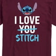 thumbnail image 3 of Lilo & Stitch - I Love Stitch - Men's Short Sleeve Graphic T-Shirt, 3 of 5