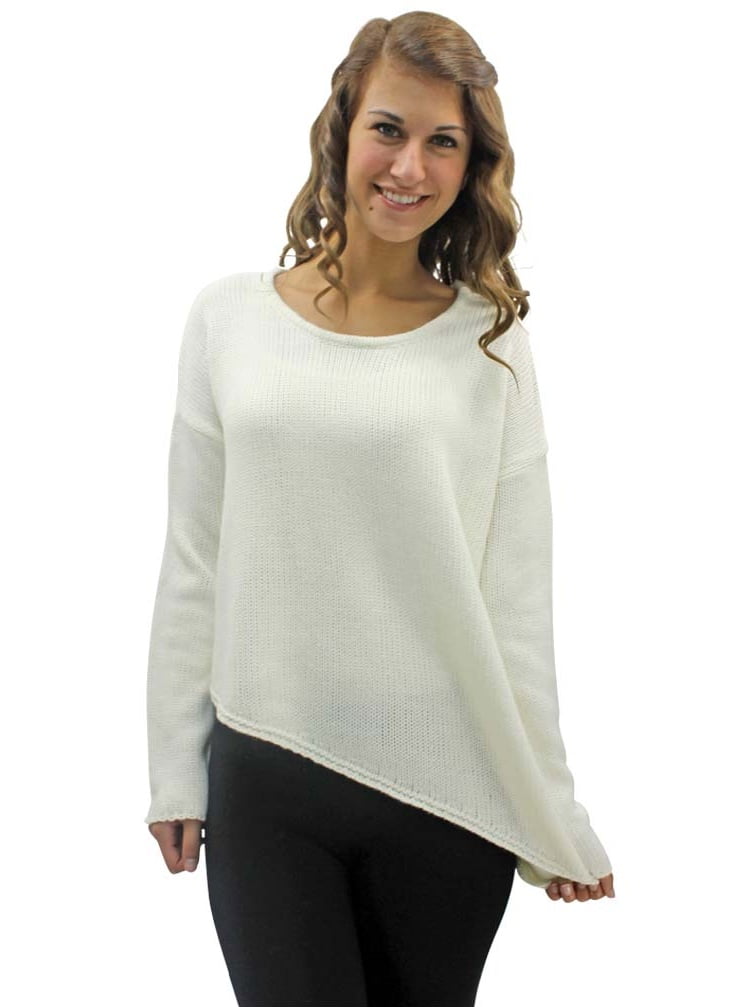 thin white sweater