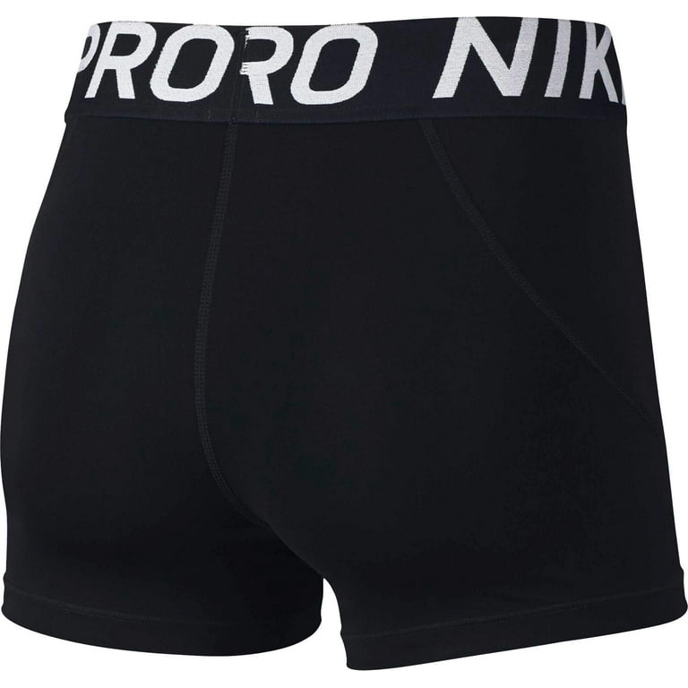 ナイキ レディース ショーツ Nike Women's Pro 3” Shorts フィットネス トレーニングウェア BLACK Nike Pro Women's Dri-FIT 3