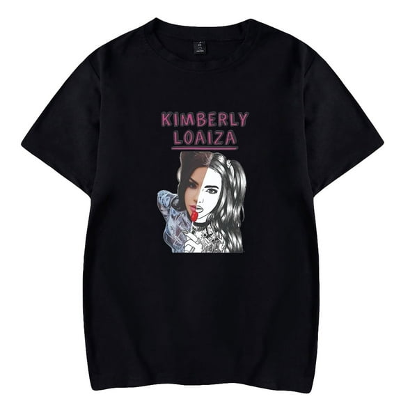 Kimberly Loaiza Short Sleeve T-shirts Streetwear Printing Casual Kpop Man Women Singer Harajuku