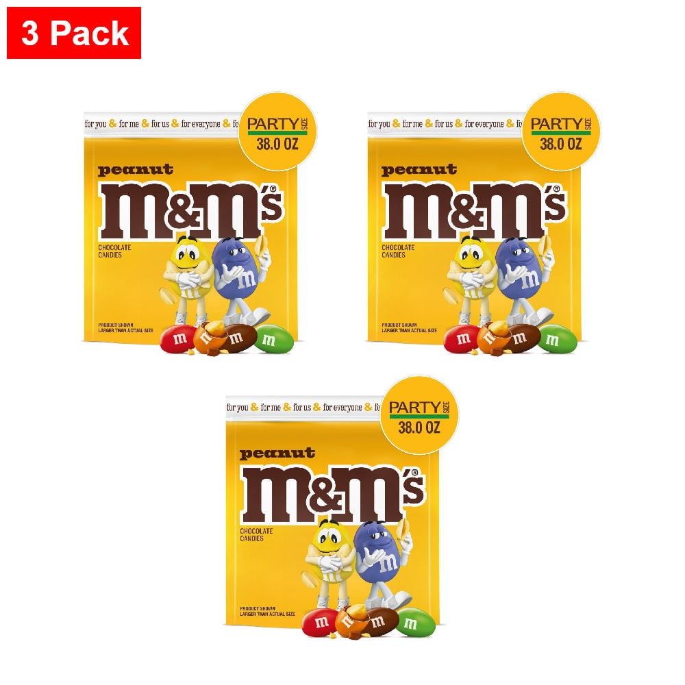 M&M's 25 Lb Peanut Chocolate Candy - Walmart.com