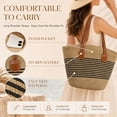 thumbnail image 4 of DAKIMOE Straw Beach Bag For Women Summer Boho Tote Bag Handbags Large Shoulder Purses Woven for Vacation, 4 of 7