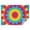 Colorful Tie Dye-1, variant on Blue Tie Dye Mandala Pattern Rectangle Tablecloth 60"x84",Waterproof Polyester Rectangle Table Cloth, Wipeable Spillproof Polyester Tablecloth for Dining, Camping, Indoor and Outdoor