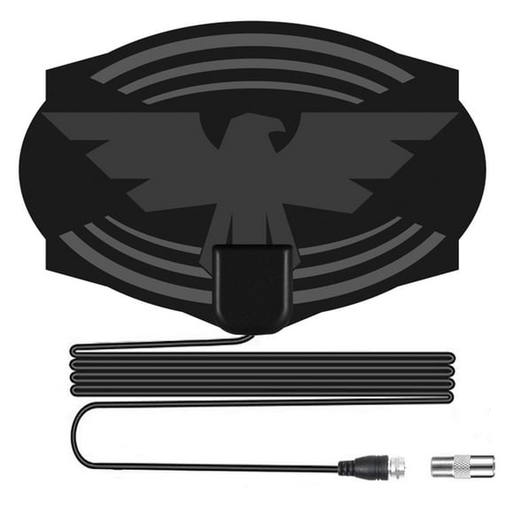 FlyFlise 25dB High Gain HDTV DTV Box Digital TV Antenna 150 Miles Amplified Booster Active