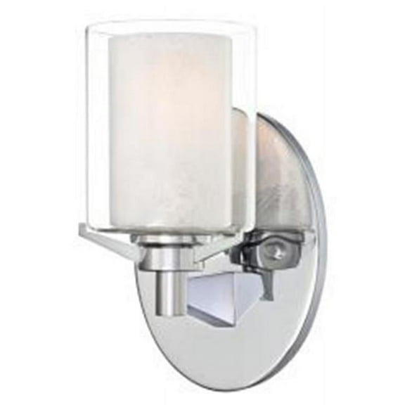 WestinghouseLighting 6331500 1 Light Glenford Indoor Wall Fixture, Chrome