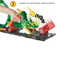 thumbnail image 4 of Hot Wheels City Dragon Drive Firefight Track Set & 1:64 Scale Toy Firetruck, Fire Station Theme, 4 of 7