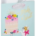 thumbnail image 5 of 9" Medium Birthday Gift Bag with Tissue Paper (Make a Wish Cake and Pug Puppy) (Pack of 2), 5 of 6