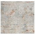 thumbnail image 2 of SAFAVIEH Adrianna Alaia Abstract Polyester Area Rug, Blue/Rust, 6'7" x 6'7" Square, 2 of 6