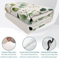 thumbnail image 4 of King Quilt Set 96''x106'', Eucalyptus Leaf Lightweight Bedspread Coverlet Set with 2 Pillow Shams, Watercolor Green Plant Vintage Country Breathable All Season Quilt Bedding for Bedroom/Guest Room, 4 of 9