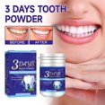 thumbnail image 2 of PEACNNG 3 Days Tooth Powder  Teeth Whitening Powder  Tooth Powder Stain Remover  Bright Teeth Powder  Tooth Cleaning Powder Whitening Teeth  Tooth Whitening Effective Remover Stains from, 2 of 7