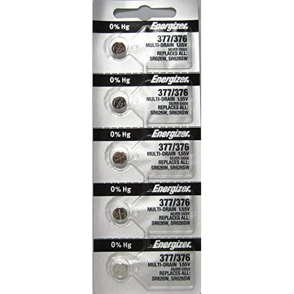 800 Energizer 377 (SR626SW) silver Oxide 1.55V Batteries