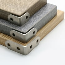 Soimiss 12PCS Metal Corner Brace Support for Home Improvement with 48PCS Screws for Reinforcement