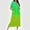 Green, variant on Nightgowns Women Pink MooMoo Zip Up Moomoo Dress with Pockets Short Sleeve Crew Neck Nightgowns for Women XXL