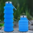 thumbnail image 4 of Botella Para Agua Botella de agua plegable Botella de agua expandible 500 ML a prueba de fugas para caminatas en el gimnasio, 4 of 7