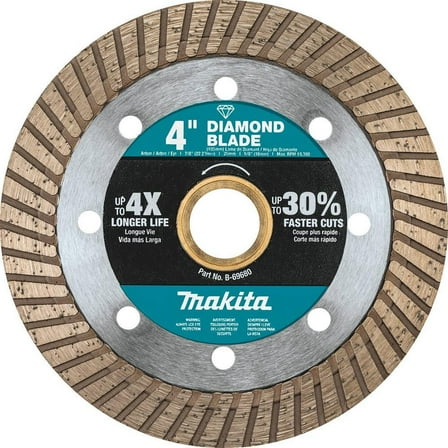 Makita 4" Diamond Blade, Turbo, General Purpose B-69680