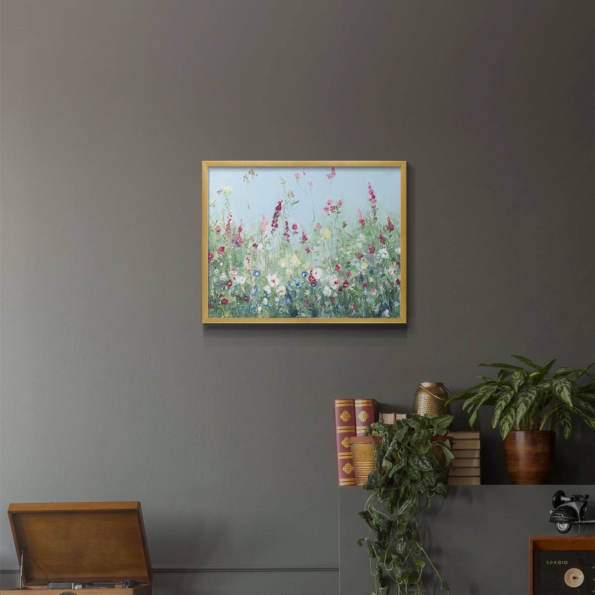 Sweet Summer Meadow by Sally Swatland - Restickable Framed Giclée Print