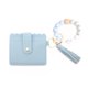 thumbnail image 1 of Minnieouse LLavero de mujer con borla, cartera, llavero a la moda, botón a presión, tarjetero, brazalete, pulsera, llavero, accesorio colgante Ropa, zapatos y accesorios Miscelánea gris azul Minnieouse AP014087-08, 1 of 6