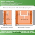 thumbnail image 7 of Under Sink Organizer, Pull Out Cabinet Organizer 2 Tier Slide Out Sink Shelf Cabinet Storage Shelves, Under Sink Storage for Kitchen Bathroom Cabinet, White, 1 Pack, 7 of 7