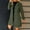 Green, variant on Long Sleeve Shirts For Women Wool Blend Thicken Stand Collar Single Breasted A Line Trench Coat Fall Winter Warm Jacket 1Pc Red S-3Xl