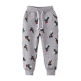 thumbnail image 4 of ZOYOEN Toddler Boys Graphic Sweatpants- Cute Casual Soft Cotton Elastic Waist Kids Jogger Pants Gray Size 7 T, 4 of 8