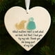 thumbnail image 4 of Adorno de perro de cristal marino corazón amante del perro | Decoración Memorial para Mascotas hecha a mano de 8 cm | Arte único de vidrio marino para colgar árboles de Navidad | Recuerdo, 4 of 8