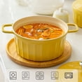 thumbnail image 5 of Ceramic Enamel Pot Household Soup Pot Stew Pot Induction Cooker Casserole Ceramic Casserole Non-stick Pot, 5 of 5