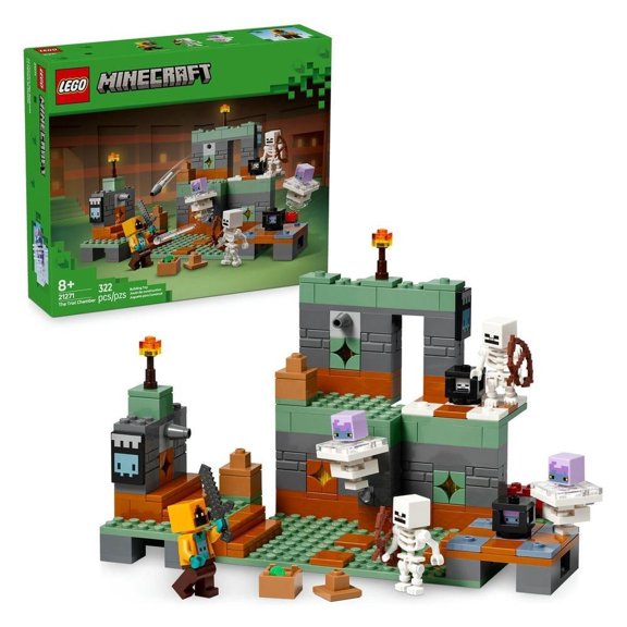 Set LEGO Minecraft La Cámara de Desafío Kit de Juguetes 21271
