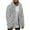 Gray, variant on Odeerbi Hooded 2025 Casual Outwear Jackets for Men Winter Long Sleeve Fleece Warm Hooded Loose Plus Size Coat Black