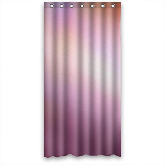 HelloDecor Purple Shower Curtain Polyester Fabric Bathroom Decorative Curtain Size 36x72 Inches