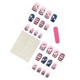 thumbnail image 5 of July 4 Independence Day Short Square Patriotic Acrylic Press On Nails, US Flag Silver Glitter Fake Nails, 24 Pcs Reusable Glue On False Nails for Memorial Day Holiday Party Daily Manicure Supplies, 5 of 7