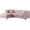 Pink, variant on Glory Furniture Paige Velvet Sofa Chaise in Gray