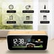 thumbnail image 4 of Estación Meteorológica Inalámbrica, Reloj Despertador de Madera, Termómetro Digital, Sensor de Humedad y Temperatura, Reloj de Escritorio para el Hogar., 4 of 6