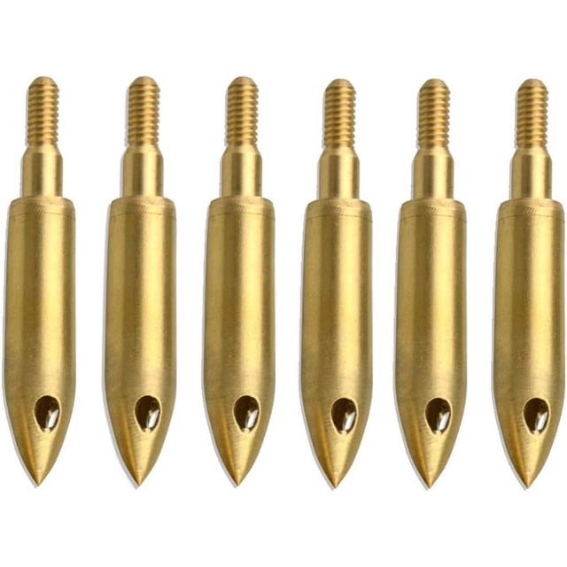 Sifflet de Tir à l'Arc à 6 Pcs, 125 Grains, Têtes Larges