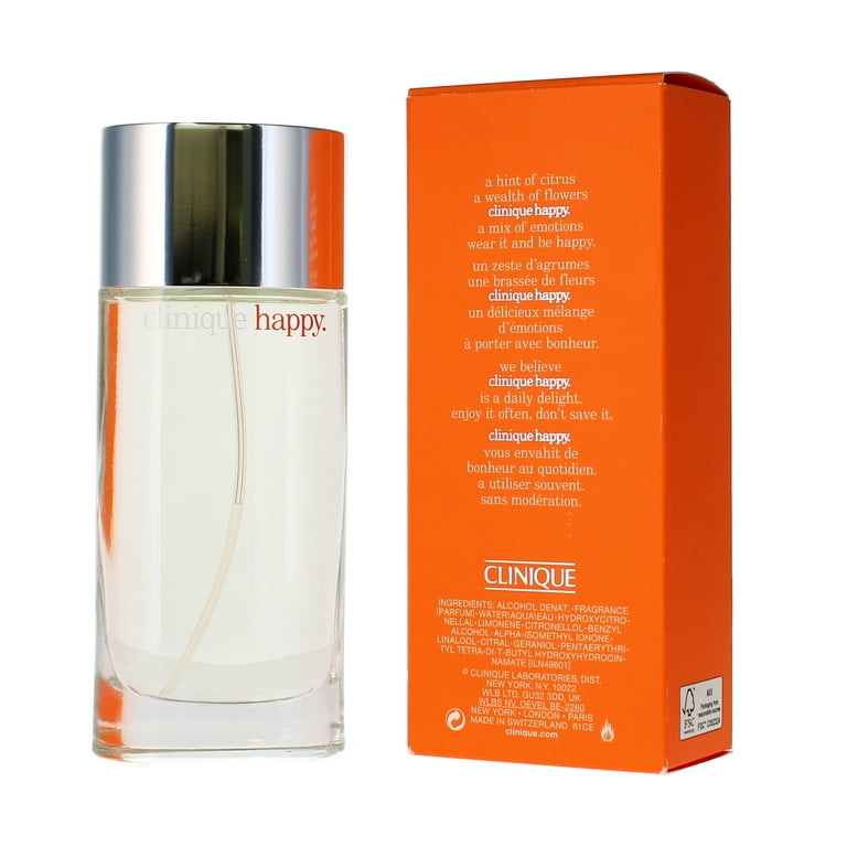 Clinique Happy Eau De Parfum Perfume for Women 3.4 Oz