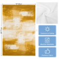 thumbnail image 5 of Orange Yellow Kitchen Towels Set of 3, Water Absorbent Dish Towel, Abstract Modern Smear Art Geometric Paint Decorative Hand Towels - Quick Drying Cloth for Cooking Baking, 18x28 Inch, 5 of 8