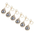 thumbnail image 3 of Rhinestone Eye Keychain, Delicate Fashionable Eye Keychain Add Highlight Black Blue Water Drop Eye Shape  For Bag Accessories, 3 of 8
