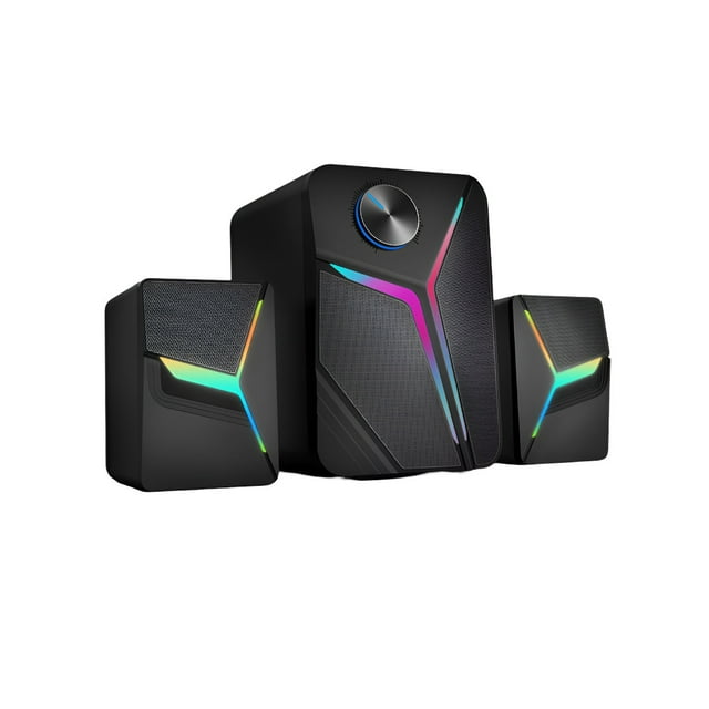 Bocinas Gaming Con Luces Rgb Led Para Pc/tv